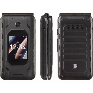 BLU FLEX Flip Phone | 2.8” Main + 1.77” External Display | 4G LTE | 8GB Storage + 1GB RAM | Snapdragon 215 | 2MP Camera | Expandable MicroSD up to 64GB | Open Box