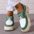 thumbnail image 4 of Dakaela Chaussures Oxford à Bout Golf à Lacets pour Femmes Plateforme Vintage Bout Rond Mocassins à Enfiler Mode Mary Jane, 4 of 6