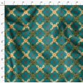thumbnail image 4 of Soimoi Poly Georgette Fabric Argyle Check Printed Fabric 1 Yard 52 Inch Wide, 4 of 5