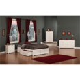 thumbnail image 2 of Leo & Lacey Solid Wood Urban Full Storage Platform Bed in White, 2 of 7