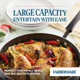 thumbnail image 4 of Farberware Cookstart DiamondMax Nonstick Jumbo Cooker with Lid and Helper Handle Dishwasher Safe 6 Quart Black, 4 of 5