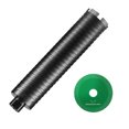 thumbnail image 1 of VEVOR Core Drill Bit, 2.5" Wet/Dry Diamond Core Drill Bits for Brick and Block, Concrete Core Drill Bit with Pilot Bit Adapter and Saw Blade, 9.5" Drilling Depth, 5/8"-11 Inner Thread, Laser Welding, 1 of 9