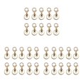 thumbnail image 1 of Maytalsory 10pcs Metal Carabiners Lobster Claw For Keychain - Strong And Functional Accessories For Easy Key KC Gold 3Set, 1 of 6