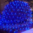 thumbnail image 3 of Estbridge Halloween/Christmas Net Lights Outdoor  6.6FT x 6.6FT 144 LED Fairy String Light with 8 Lighting Modes  Connectable Light for Garden Tree Bushes  Holiday Wedding Party Decoratio, 3 of 7