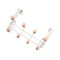 thumbnail image 1 of Transemion Vertical Storage Solution Easy Installation Without Punching Protecting Facade Door Hanging Bracket white Eight beads, 1 of 6
