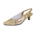 thumbnail image 1 of FLORAL Zora Women's Wide Width Evening Dress Slingback Shoes, 1 of 6