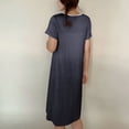 thumbnail image 4 of LOVZFMLL Robes pour Femmes Robe T-Shirt Maxi à Manches Courtes Nuisette Super Douce et Confortable Pyjama Chemises de Nuit Tenue de Détente Décontractée Vêtements de Nuit, 4 of 5
