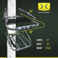 thumbnail image 3 of Hawk Ultra-Lite Climber, Tree Stand Hunting Gear, Hammock Net Seat, 38.75x23.25", 3 of 6