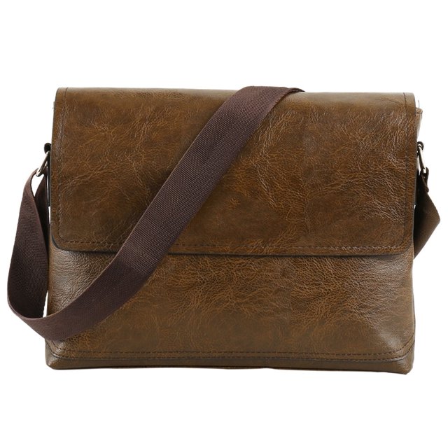 LOVEVER Mens Leather Bags Messenger Bag Briefcase Satchel Shoulder Handbag Cross Body
