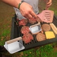 thumbnail image 4 of Kbndieu Meat Press Stainless Steel Meatloaf Meat Press Round Block Burger Press Kitchen Tool Meat Press Pad Home Essentials, 4 of 6