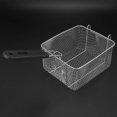 thumbnail image 2 of Stainless Steel Deep Fry Basket Rectangle Wire Mesh Strainer with Long Handle Frying Cooking Tool Food Presentation Tableware, 2 of 8