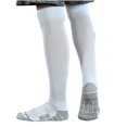 thumbnail image 2 of RXIRUCGD Children's Sports Socks Solid Color Football Socks High Tube Socks Knee High Socks( White, Size:M ), 2 of 4