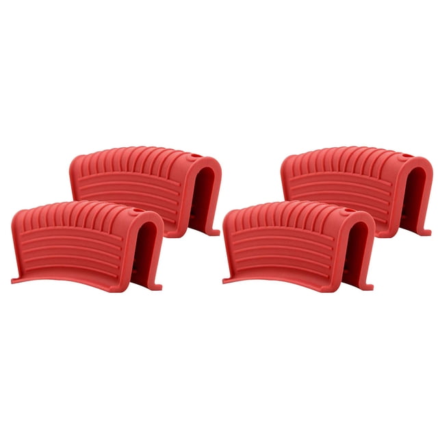 Silicone Assist Hot Pan Handle Holder Hot Skillet Handle Covers Pot Clip