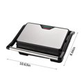 thumbnail image 3 of Steak Grill & Sandwich Maker, Foldable Non-Stick Ceramic Plate, Compact Countertop Appliance, 1-Piece, 3 of 9