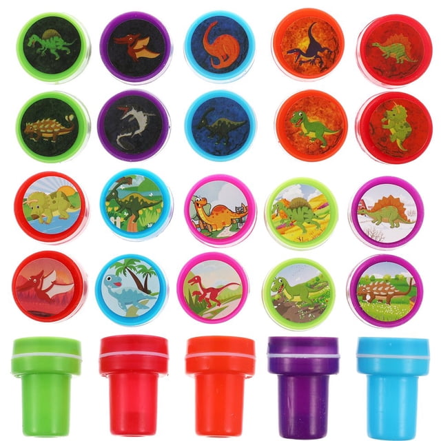 CUITING 20 Kids Stampers Self-Ink Stamps for Scrapbooking and Crafts