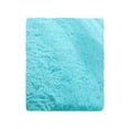thumbnail image 2 of yulier Small Throw Rug, 20x32 inch Fluffy Shaggy Soft Area Rug Non Slip Bedside Rug Rectangular Carpet for Bedroom Nursery Dorm Room Decor, Sky Blue, 2 of 2