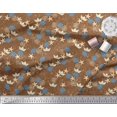 thumbnail image 3 of Soimoi Rayon Fabric Paper Boat,Fish & Starfish Ocean Fabric Prints by Yard 56 Inch Wide, 3 of 3