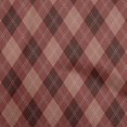 thumbnail image 1 of oneOone Cotton Silk Brown Fabric Check Sewing Material Print Fabric By The Yard 42 Inch Wide, 1 of 4