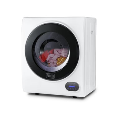 BLACK+DECKER BCED15 Vêtements Compacts, 1,5 Pi3 850W Sèche-Linge Électrique, Blanc