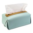 thumbnail image 2 of CEHVOM Tissue Box Cover, Rectangular Modern Decorative Leather Tissue Box Case Organizer Holder For Vanity Countertop, Night Stands, Livingroom,Office, Car Automotive Clearance, 2 of 4