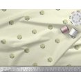 thumbnail image 2 of Soimoi Rayon Fabric Leaves & Floral Block Printed Fabric 1 Yard 56 Inch Wide, 2 of 3