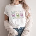 thumbnail image 1 of Weiqiqre Women's Tops Happy Easter T Shirt Easter Bunny Shirt Cute Rabbit Graphic Tee Gift Spring Tees Tops, 1 of 4