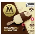thumbnail image 2 of Magnum Chocolate Duet Ice Cream Bars, 3 x 85 mL, 2 of 5