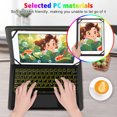 thumbnail image 2 of Graflsoa Universal Bluetooth Keyboard Case for 9-11 Inch Tablets with RGB Backlit Touchpad and Durable ABS Plastic Design, 2 of 8