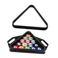 thumbnail image 2 of Lipstore Support de Billes Triangle pour Débutants Cadre Triangle pour Maison Snooker Intérieur Noir, 2 of 8
