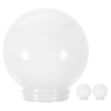 Shisuyan 3pcs Globe Light Cover Post Globe Lamp Shades Ball Lamp Shades Lighting Fixture Replacement