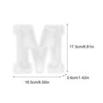 thumbnail image 2 of TIMIFIS Resin Mould Large Alphabet Epoxy Resin Mould English Letter Alphabet Letter Kitchen Gadgets, 2 of 2