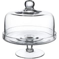 thumbnail image 1 of WHOLE HOUSEWARES Glass Cake Stand with Dome | Holder & Display, 1 of 5