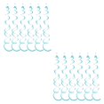 thumbnail image 1 of mmirethe 6pack/lot Swirl Pendant For Graduation Celebration Exquisite Craft Wide Application Birthday Star Spiral Pendant PVC Light Blue 2Set, 1 of 5