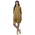 thumbnail image 2 of Moomaya Robe T-Shirt Courte Droite en Georgette Mousse pour Femmes Vêtements Grande Taille, 2 of 4