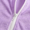thumbnail image 4 of Girls Swim Cover Up Kids Swimsuit Coverup Zip-Up Beach Bathing Suit Robe, 4 of 9