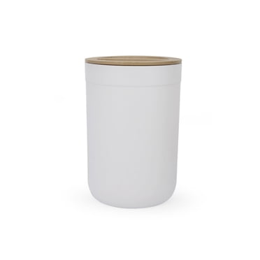 MAINSTAYS Bamboo and Plastic Toothbrush Holder