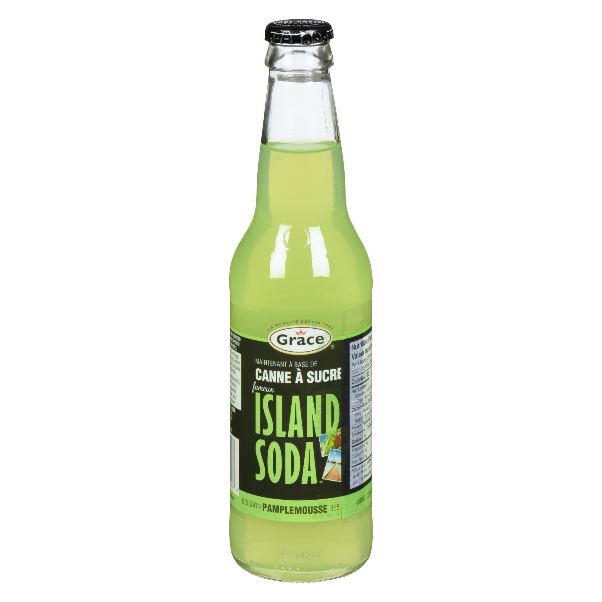 Boisson au pamplemousse Famous Island Soda de Grace