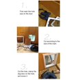 thumbnail image 3 of Portes pour Chats, Conception à 2 Voies Intérieur Extérieur Porte pour Chat Chien Commutateur Flexible Contrôlable Verrou pour Animal Porte à Clapet Porte en Plastique pour Animaux Chats Chatons en Plastique Porte pour Chiot Chat, 3 of 7