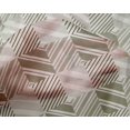 thumbnail image 4 of oneOone Silk Tabby Fabric Stripe Geometric Printed Craft Fabric BTY 42 Inch Wide, 4 of 4