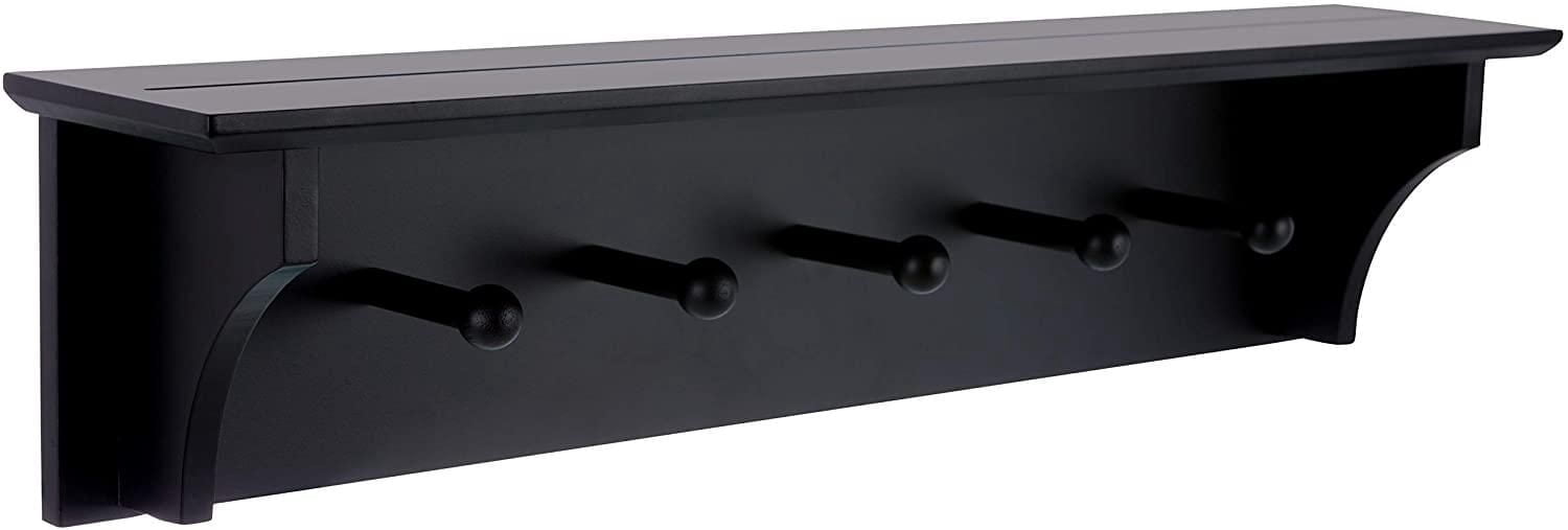 kieragrace Foster Wall Shelf with 5 Pegs