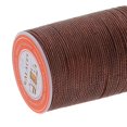 thumbnail image 3 of 1 Spool 60 Yards Leather Sewing Round ed Thread Cord 0.8mm DIY Hand Stitching Dark Brown, 3 of 6