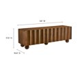 thumbnail image 2 of Modway Sorren Scalloped 54" Wood TV Stand in Walnut, 2 of 9