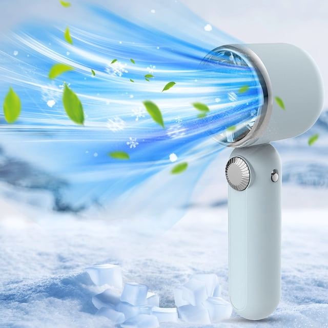 Dvkptbk Hand Fan 100-Speed Outdoor Dashboard Handheld High-Speed Fan USB Rechargeable Mini Portable Small Fan