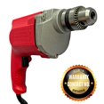 thumbnail image 3 of 10mm Red Electric Drill Machine With 100% Copper Winding | Driller, Impact Driver, Screw | Wood, Bricks, Metal & Plastic | Chuck Key Easy To Use, Electric Drill Machine, Professional Use, 3 of 4