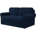 thumbnail image 1 of CHUN YI Stretch Checks Spandex Sofa Cover Separate Backrests Cushions Cover Slipcover, 1 of 5