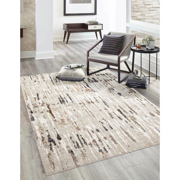 ECARPET Efes Contemporary/Modern Area Rug for Living Room, Bedroom, Dining Room, Entrance, Hallway and More