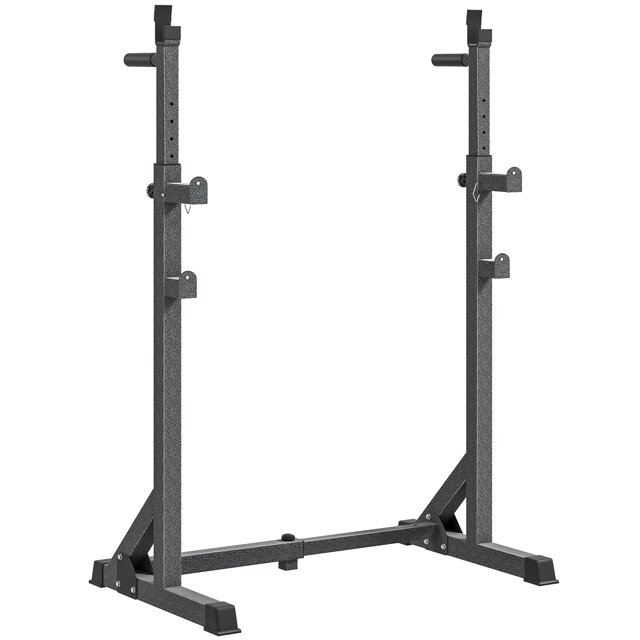 Soozier Support de Squat Réglable, Support de Presse de Banc, Noir