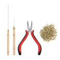 thumbnail image 2 of lionlar Hair Extension Kit Plier Plus Pulling Hook Bead Device And Loop Tool Kits - 8# 8, 2 of 6