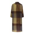 thumbnail image 4 of Robes d'Été pour Femmes 2023 Robe Chemise Tendance pour Femme Jupe Longue Manche Longue Poche Automne Printemps Col Chemise Grande Taille Robe Maxi en Liquidation, 4 of 8