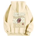 thumbnail image 1 of WEAIXIMIUNG Fall Sweatshirts for Women Plus Size Ladies' Autumn and Winter Fashionable Rugby Print Hooded Sweatshirt, 1 of 5